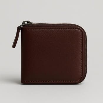Kompakt cüzdan — fermuarlı