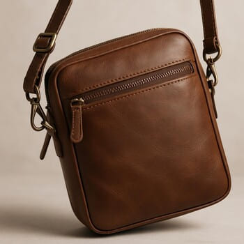 Çapraz askılı çanta — hafif eğimli kadraj