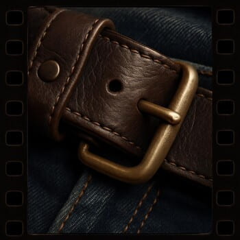 Kemer köprüsü ve toka ilişkisi, yakın plan