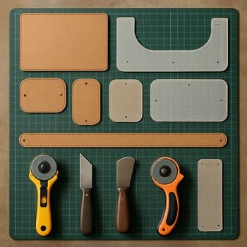 Kalıp ve kesim bıçakları — düzenli serim