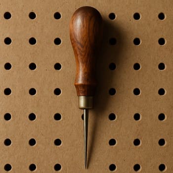 Delgeç awl — nokta zeminde