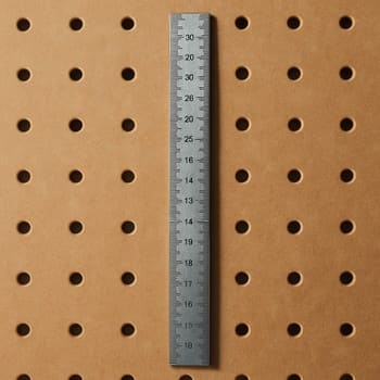 Çelik cetvel — hassas ölçüm