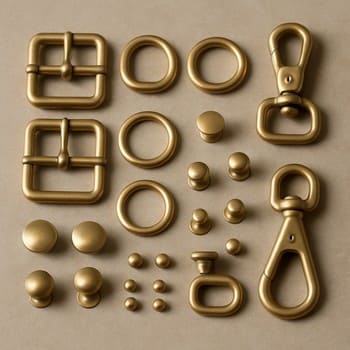 Donanım dizilimi — fırçalı pirinç parçalar