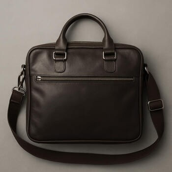 Üstten görünümde şehir çantası